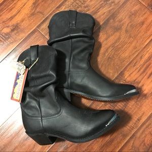 Black Detailed Durango Cowboy Boots